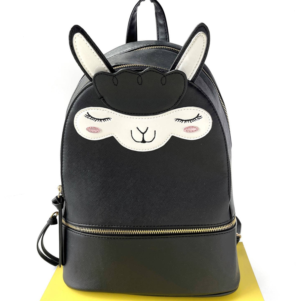 Llama Backpack - Under One Sky Black Mini
